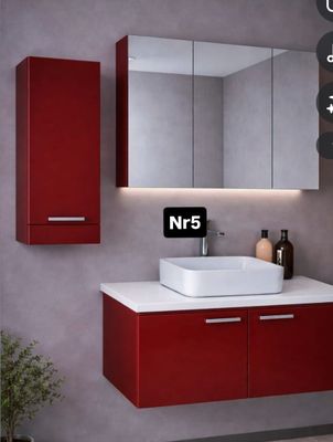 .Lot comprenant un meuble de salle de bain de 80 cm, une col…