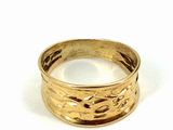 an image of a gold ring on a white background