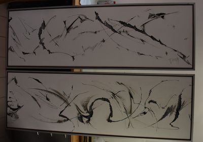 Roger LERSY (1920-2004), "Compositions abstraites".