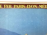 a picture of a vintage travel poster of paris