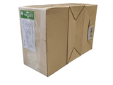 a cardboard box that is open and ready to be packed