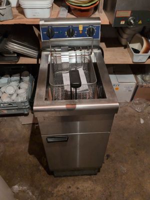 an image of a commercial fryer in a kitchen