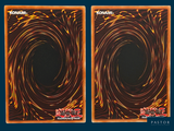 two cards with a picture of a black hole on them