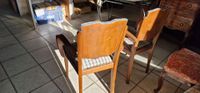 Paire de fauteuils bridges et une table desserte en fer vint… (photo 2)