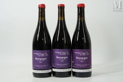 trois bouteilles de vin posées l'une à côté de l'autre sur une table