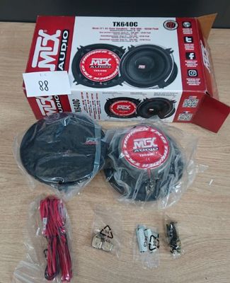 Hauts parleurs Coaxiaux 2 voies - MTX AUDIO - 10cm 4Ω 70Wrms…