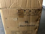 the box is open and ready to be packed with food