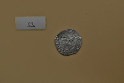 Charles VI (1380-1422) Blanc Guenar aux o ronds.