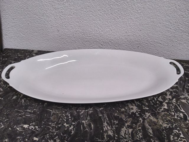 Plat à poisson à 2 ans. Largeur 62 cm