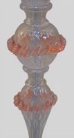 Lustre en cristal de Murano rose et blanc (photo 5)