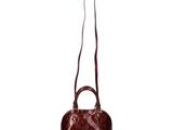 louis vu vu bag in burgundy patent