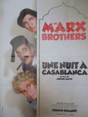 affiche de cinéma des Frères Marx, avec Nuta Casabranca dans l'un des rôles
