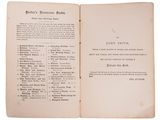 an old book opened to a page with a list of items on it