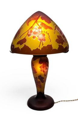 an image of a lamp that is on a table
