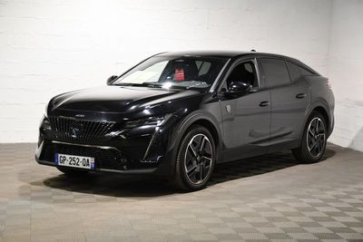 a picture of a black suv parked in a garage