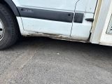 a white truck that is parked on the side of the road