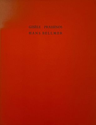 an orange book with black writing on the cover