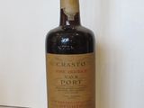 a bottle of wine that is sitting on a table