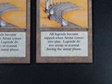 these are two cards with a picture of a bridge in the middle