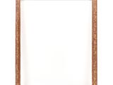 a close up of a picture frame on a white background