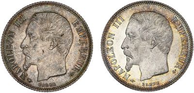 a silver coin with an image of a man ' s face on it