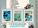 a close up of a book with cartoon characters on it