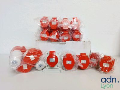 Lot de 17 prises femelle murale industrielles - FILLDAY - GE…