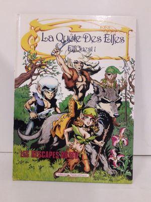 La couverture du livre, *La quiche des falos*, est représentée sur fond blanc.