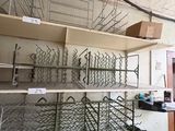 many shelves that have wine bottles on them in a store