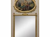 an image of a mirror with a painting on the back of it