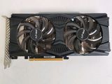 a close up of a video card on a white surface