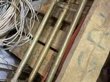 a pile of old tools that are sitting on a table