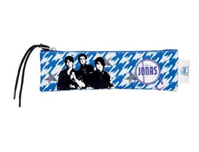 SAFTA - Trousse scolaire étroite - Jonas Brothers - 200x60mm…