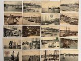 beaucoup de vieilles photos de bateaux sur l'eau
