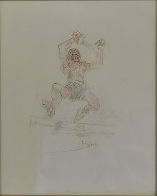 Robert HÖGFELDT (1894-1986) Samouraï