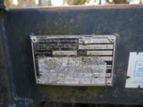 a sign on the back of a truck that says it ' s not in service