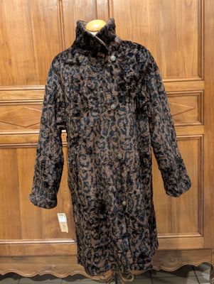 MICRO-MOSS - Manteau réversible - Taille estimée XL - Prix é…