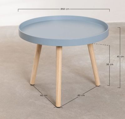 Table d'appoint ronde Ø50 cm en bois SIGMA - SKLUM , couleur…