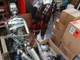 a box full of assorted items in a warehouse