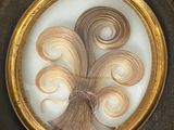 a picture of a picture of a tree in a gold frame