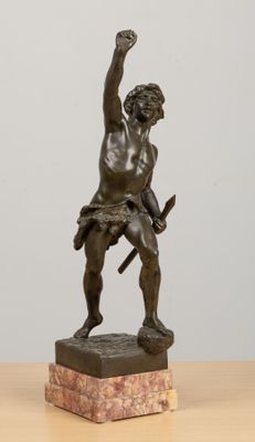 Émile LAPORTE (1858-1907). Le guerrier victorieux.
