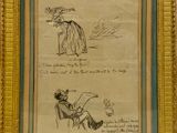 l'image d'un dessin représentant une femme assise sur une chaise