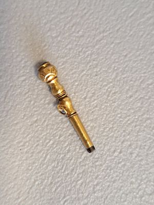 Clé de montre gainé d'or 18K 750 millièmes. - Photo 1