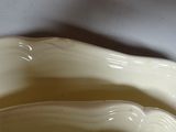 a close up of a bowl on a table