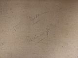 a box with some writing on it sitting on a table