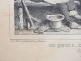 a drawing of a man and a woman sitting at a table