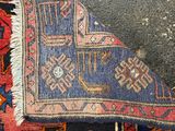 a close up of a rug on the ground