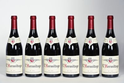 6 B L'HERMITAGE Rouge (carton d'origine) Domaine Jean-Louis …