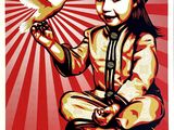 an image of a woman holding a white bird in her hand