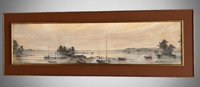 Claude CASATI (XXe siècle). Bateaux de pêche